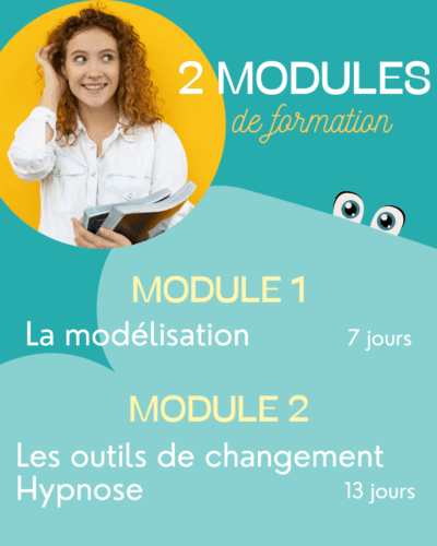 visuel 2 modules du MP PNL 2 modules de formation pour devenir Maître Praticien PNL